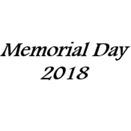 Memorial Day 2018