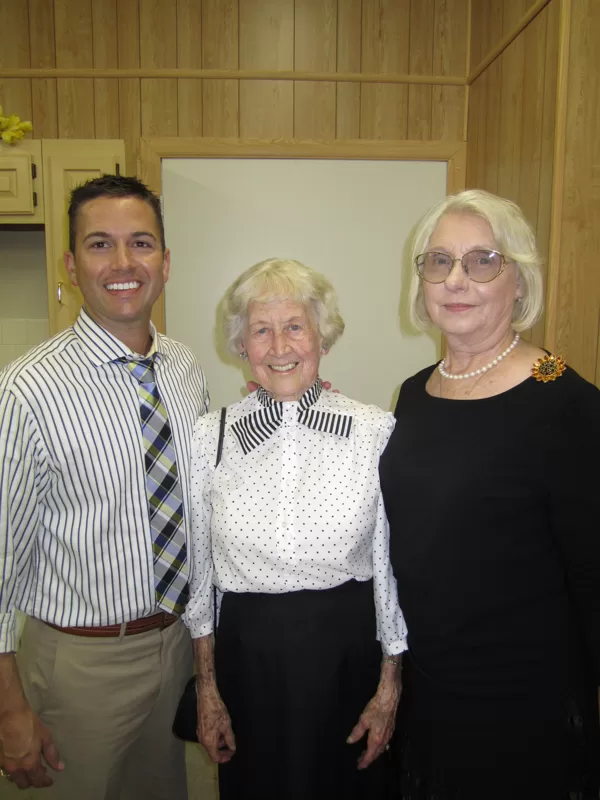 Life-long friends: Ryan Agee, Jewel McAfee & Vivian Dennis-Monzingo